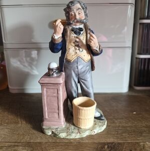 Capodimonte Style Figurine, The Tycoon by Pucci